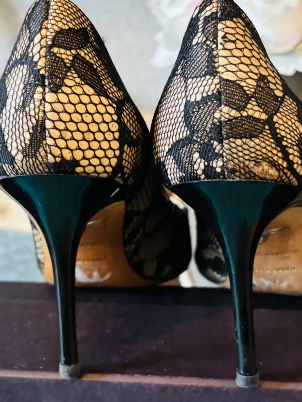 Brian Atwood Lace Pumps